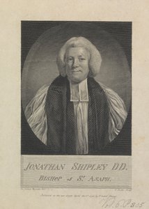 Jonathan Shipley, St. Asaph püspöke
