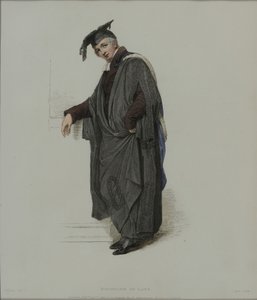 Bachelor of Law, J. Agar metszete, megjelent R. Ackermann 