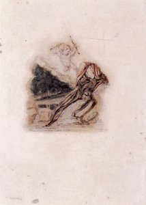 „Ámor és szerető egy szeretett személy halála miatt siránkozik”, c1802-c1857.