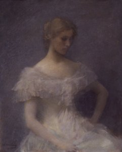 Ülő fiatal lány, 1896.