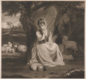 Mrs. Frances Ann Crewe mint St. Genevieve alkotó: Thomas Watson