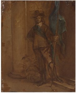 Katona zászlóval alkotó: Thomas Willeboirts Bosschaert