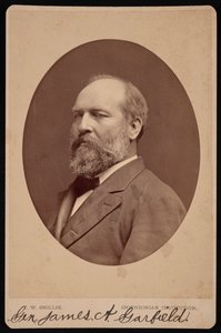James Abram Garfield portréja 1831-1881, 1880 június.