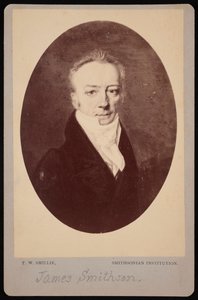 James Smithson portréja 1765-1829, 1816 fényképezett 1870-es évek.