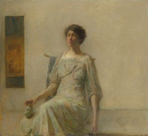 Maszkos hölgy alkotó: Thomas Wilmer Dewing