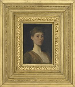 Egy fiatal lány portréja, 1888 alkotó: Thomas Wilmer Dewing
