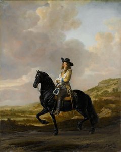 Pieter Schout lóháton Pieter Schout (1640-69) portréja