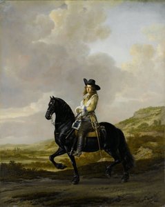 Pieter Schout lóháton, 1660 (olaj, réz)