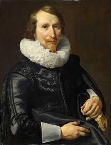 Egy úriember portréja, 1626 körül (olaj, tábla) alkotó: Thomas de Keyser