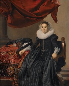 Egy fiatal nő portréja alkotó: Thomas de Keyser