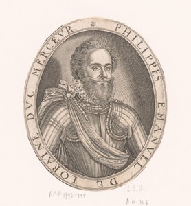 Philippe-Emmanuel de Lorraine Mercoeur hercegének portréja alkotó: Thomas de Leu