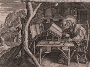 Szent Evagrius Ponticus Thomas de Lieu (1560-1612) tanulmányaiban, rézkarcában és temetésében merült el