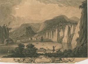 Wetton Mill: gravírozás, nd [c 1743] (nyomtatás) alkotó: Thomas of Derby (after) Smith