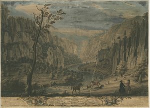 Dovedale – Nyolc kilátás: metszet, nd [?1743] alkotó: Thomas of Derby Smith
