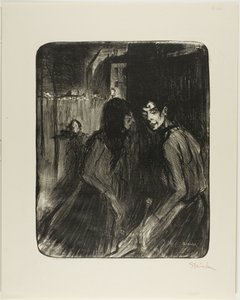 Vitatkozó prostituáltak alkotó: Théophile Alexandre Pierre Steinlen