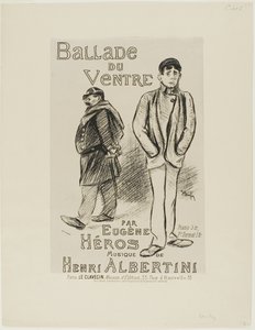 Ballade du Ventre alkotó: Théophile Alexandre Pierre Steinlen