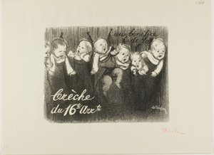 A 16. kerületi óvoda javára alkotó: Théophile Alexandre Pierre Steinlen