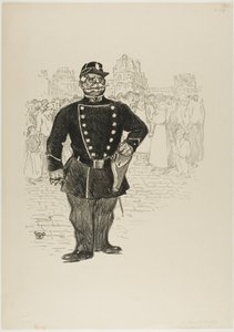 Street Security alkotó: Théophile Alexandre Pierre Steinlen