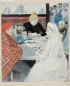 A menyasszony alkotó: Théophile Alexandre Pierre Steinlen