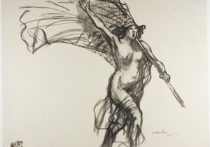 A köztársaság hív minket..., tizenötös tányér az Actualitésből alkotó: Théophile Alexandre Pierre Steinlen