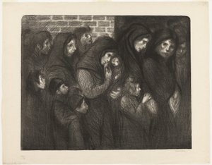 A courrières-i özvegyek alkotó: Théophile Alexandre Pierre Steinlen