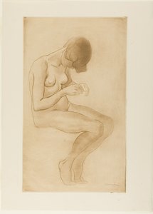 Nő rögzítése körmei alkotó: Théophile Alexandre Pierre Steinlen