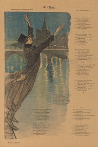 Gil Blas Illustré: A víz szélén A lEau, 1896. alkotó: Théophile Alexandre Steinlen