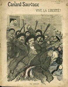 Steinlen (1859-1923) illusztrációja A vadkacsa borítójához alkotó: Théophile Alexandre Steinlen