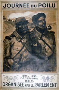 Hairy Day 1915. december 25. és 26., francia első világháborús plakát, 1915.