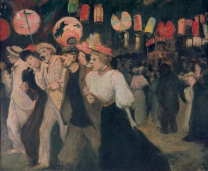 1895. július 14. Montmartre Montmartre, 1895. július 14. alkotó: Théophile Alexandre Steinlen