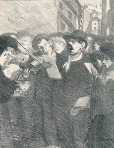 Lile Des Baisers a Nők dalaiból, 1897, 1898 alkotó: Théophile Alexandre Steinlen