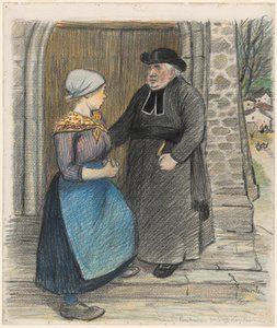Bűnbánat, 1899. alkotó: Théophile Alexandre Steinlen