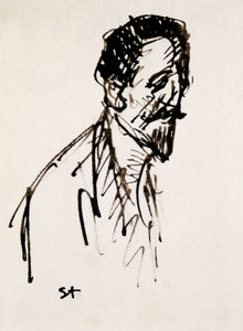 Jehan Rictus portréja, XX. század alkotó: Théophile Alexandre Steinlen