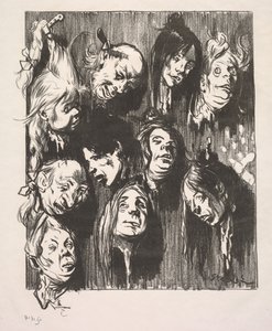 Tíz merénylet egy fillérért, 1897. alkotó: Théophile Alexandre Steinlen
