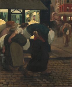 A mosodák, 1899. alkotó: Théophile Alexandre Steinlen