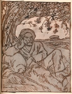 A vagabond, 1879-1914, 1914 alkotó: Théophile Alexandre Steinlen