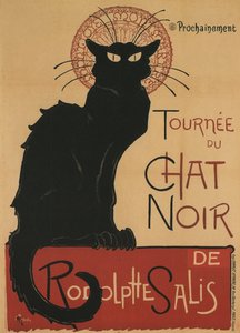 Fekete macska túra, 1896 alkotó: Théophile Alexandre Steinlen