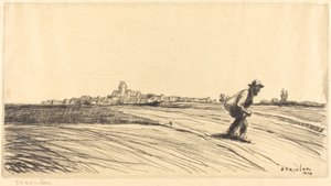 Csavargó köteggel alkotó: Théophile Alexandre Steinlen