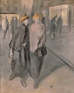 Dolgozó nők, 1900 körül (rajz) alkotó: Théophile Alexandre Steinlen