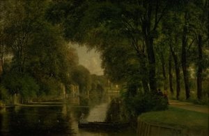 Egy csatorna. Frederiksværk, Zéland