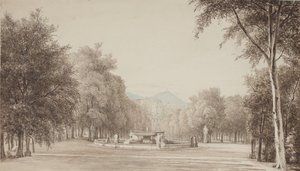 A nápolyi Villa Reale (ma Villa Nazionale) között