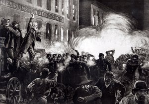 A chicagói anarchista lázadás: dinamitbomba robban a rendőrök között, a Harper