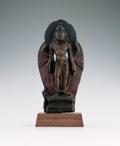 Jatamukuta Lokesvara, 11-12. század (fa és pigment)