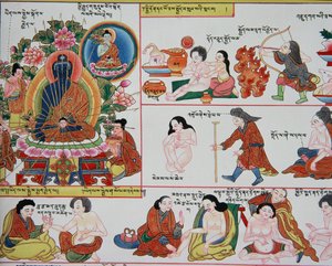 Kézirat a tibeti orvoslásról (a 389729. szám részlete)