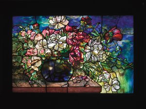 "Peony" ablak a Darius Goff-házból, Pawtucket, Rhode Island, 1893 körül