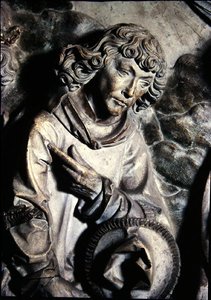 II. Henrik (973-1024) és felesége, Kunigunde sírja, Szent Lőrinc részlete