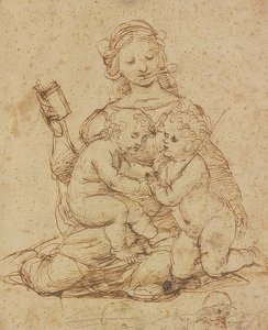 Madonna két gyerekkel