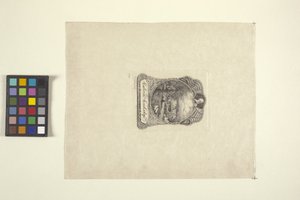 Könyvtányér Calvin Coolidge számára (tinta) alkotó: Timothy Cole