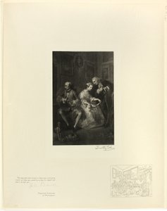 Házasság à la mode (részlet), az Old English Masterstől alkotó: Timothy Cole