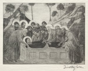 Régi olasz mesterek: Szűz temetése, 1888-1892. alkotó: Timothy Cole